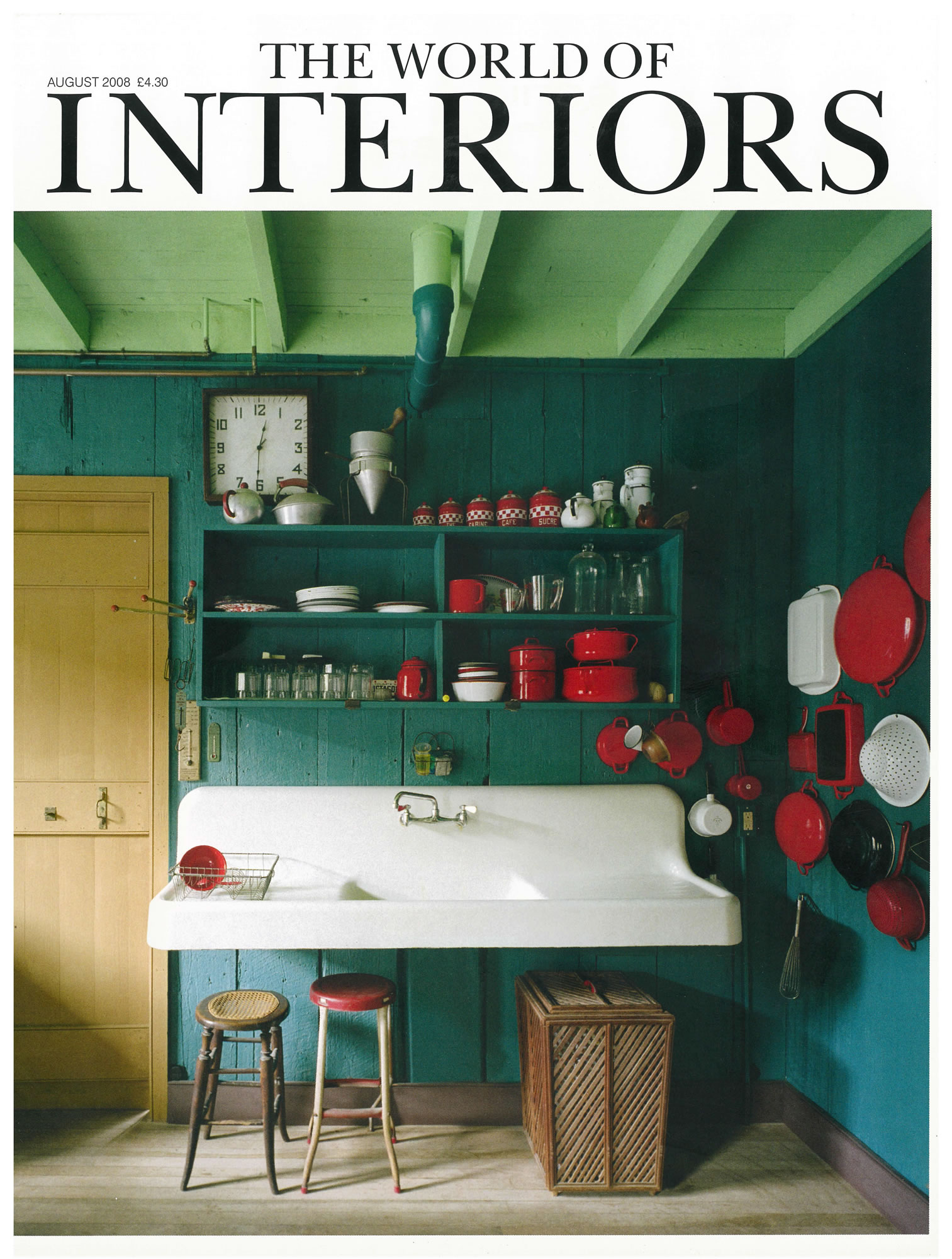 The World of Interiors FP August 2008